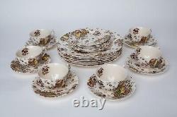 Johnson Brothers Autumn's Delight Transferware Service for 6, 25 Pieces