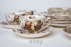 Johnson Brothers Autumn's Delight Transferware Service for 6, 25 Pieces