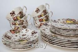 Johnson Brothers Autumn's Delight Transferware Service for 6, 25 Pieces