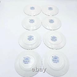 Johnson Brothers Blue Rose Bouquet Bread Plates- Lot of 8- 6-1/4 England-RARE