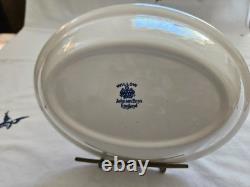 Johnson Brothers Blue Willow 8pc Vintage Service Original Blue Mark Rare/mint