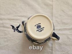 Johnson Brothers Blue Willow Vintage Original Blue Mark 13 Pc Tea Setmint