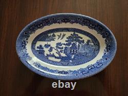 Johnson Brothers Blue Willow Vintage-sugar/creamer/ Gravy Boat/underplate/bowl