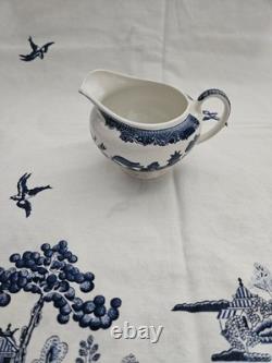 Johnson Brothers Blue Willow Vintage-sugar/creamer/ Gravy Boat/underplate/bowl