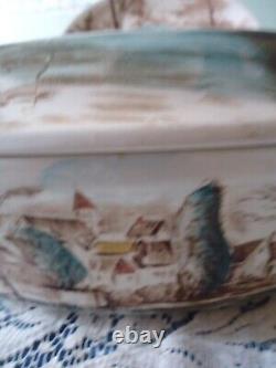 Johnson Brothers Bone China Taureen and Platter called Dream Town