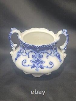 Johnson Brothers Bros. England JEWEL Flow Blue Sugar Bowl NO LID/SEE PHOTOS