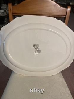 Johnson Brothers Bros FRIENDLY VILLAGE Large Turkey Serving Platter 20 Vintage