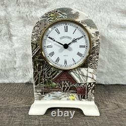Johnson Brothers Bros Friendly Village Dome Clock untested