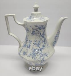 Johnson Brothers Bros Hyde Park Blue Heritage Coffee Pot