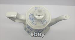 Johnson Brothers Bros Hyde Park Blue Heritage Coffee Pot