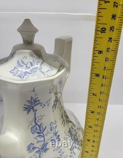 Johnson Brothers Bros Hyde Park Blue Heritage Coffee Pot