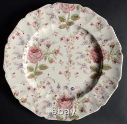 Johnson Brothers Bros Rose Chintz Pink Service Plate Charger England 11.5 Round