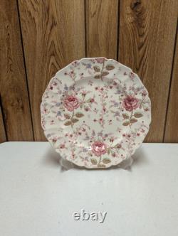 Johnson Brothers Bros Rose Chintz Pink Service Plate Charger England 11.5 Round