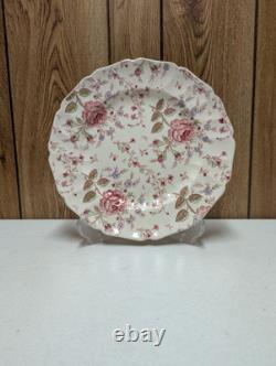 Johnson Brothers Bros Rose Chintz Pink Service Plate Charger England 11.5 Round