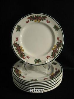 Johnson Brothers Bros. Victorian Christmas Salad Plates 8