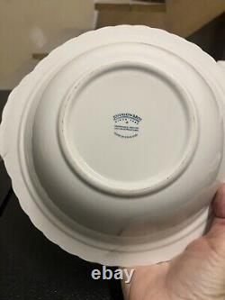 Johnson Brothers COACHING SCENES Blue & White Covered Dish