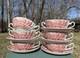 Johnson Brothers China 6 Historic Cream Soup Double Handled Bowls & 5 Saucers