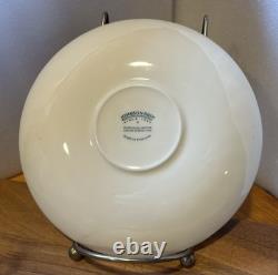 Johnson Brothers China 6 Historic Cream Soup Double Handled Bowls & 5 Saucers