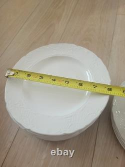 Johnson Brothers China RICHMOND White Salad Plates Set of 16 Used 4 Chipped