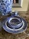 Johnson Brothers Classic Willow Blue Serves Twelve Place Settings/60 Pcs England