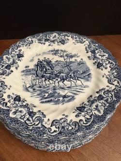 Johnson Brothers Coaching Scenes, Vintage 50 Pieces Set England