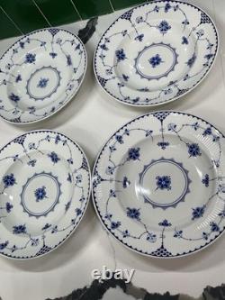 Johnson Brothers Denmark Blue Rimmed Soup Bowl 9 Set Of 6