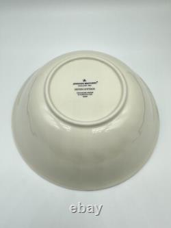 Johnson Brothers Devon Cottage Salad Bowls Set of 4 Blue White Floral 8