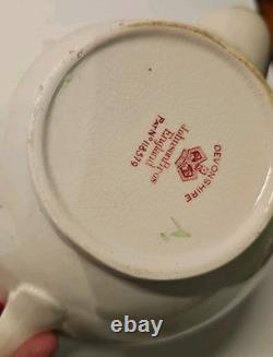 Johnson Brothers Devonshire Red Multicolor Teapot & Lid #118579 Rare