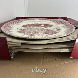 Johnson Brothers Dinner Plates'Twas the Night Before Christmas Set of 4