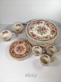 Johnson Brothers Dorchester Pottery Set Read Description