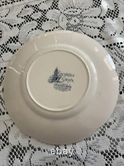Johnson Brothers Enchanted Garden 10 Blue & White Dinner Plates -Set Of 4