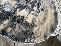 Johnson Brothers Enchanted Garden 10 Blue & White Dinner Plates -Set Of 4
