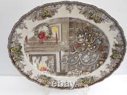 Johnson Brothers England Christmas serving platter 15 1/4 New Rare