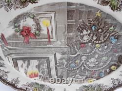 Johnson Brothers England Christmas serving platter 15 1/4 New Rare