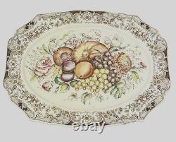 Johnson Brothers England Serving Platter Windsor Ware Harvest 20 X 16 Oval Wow