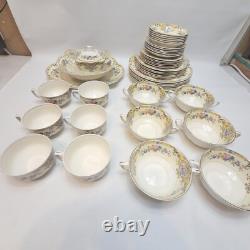 Johnson Brothers England Yale Pareek 45 Piece Dinner Set for 6 Place Settings