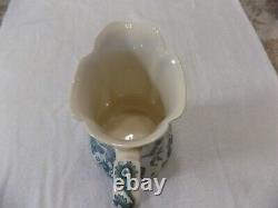 Johnson Brothers English Chippendale Green Floral 2 Quart Pitcher RARE