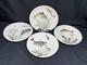 Johnson Brothers Fish (cream) England Set Of 4 Designs Oval Dinner Plates