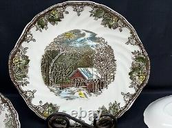 Johnson Brothers FRIENDLY VILLAGE England 9 PC. Serving Set Bowls, Plates++