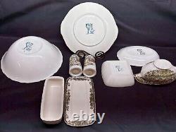 Johnson Brothers FRIENDLY VILLAGE England 9 PC. Serving Set Bowls, Plates++