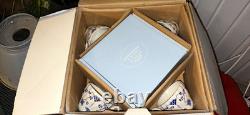 Johnson Brothers Finlandia Regency Blue White Ceramic Dinner Set England 1982