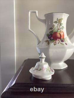 Johnson Brothers Fresh Fruit Coffee/Tea Set. 1990s. Made In England. Pristine