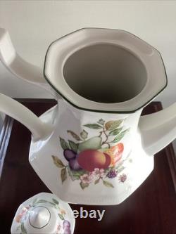Johnson Brothers Fresh Fruit Coffee/Tea Set. 1990s. Made In England. Pristine