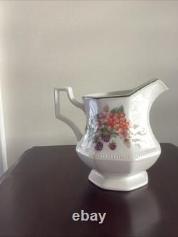 Johnson Brothers Fresh Fruit Coffee/Tea Set. 1990s. Made In England. Pristine