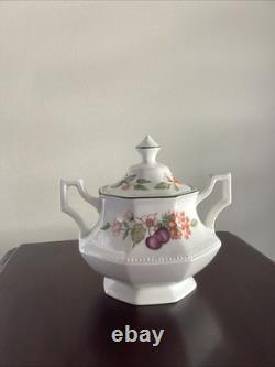 Johnson Brothers Fresh Fruit Coffee/Tea Set. 1990s. Made In England. Pristine