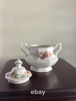Johnson Brothers Fresh Fruit Coffee/Tea Set. 1990s. Made In England. Pristine