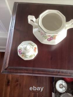 Johnson Brothers Fresh Fruit Coffee/Tea Set. 1990s. Made In England. Pristine