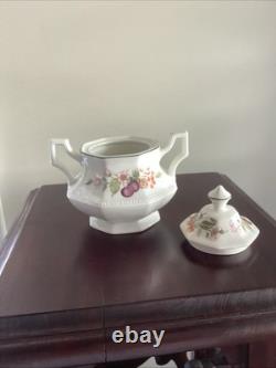 Johnson Brothers Fresh Fruit Coffee/Tea Set. 1990s. Made In England. Pristine