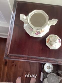 Johnson Brothers Fresh Fruit Coffee/Tea Set. 1990s. Made In England. Pristine