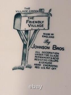 Johnson Brothers Friendly Villag 2 Platers 12.75x 7.25 New